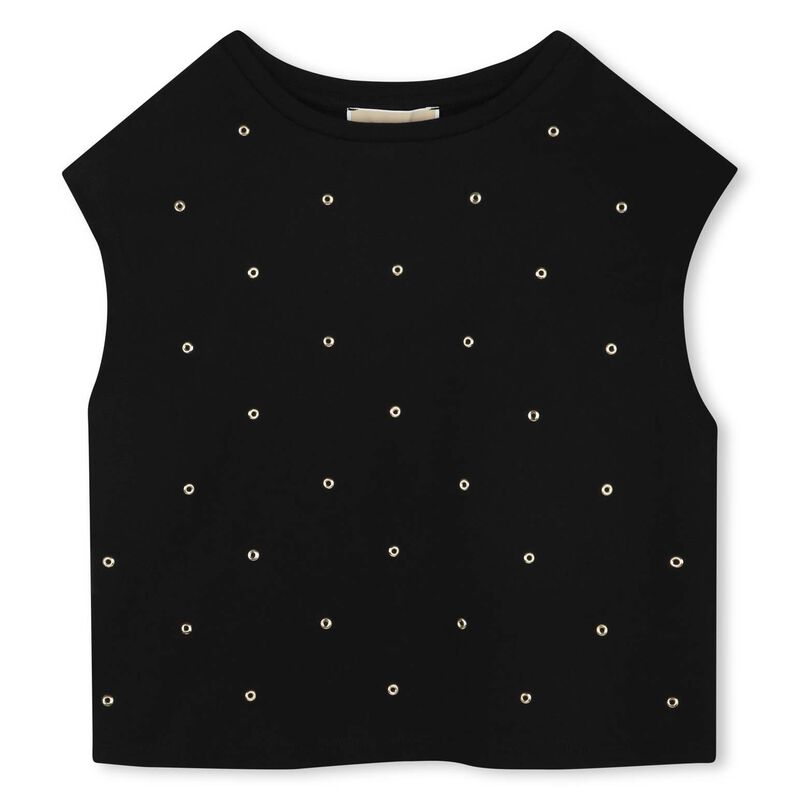 Michael Kors Metallic Effect Print Tee-Shirt 3Y - 10Y image number 0